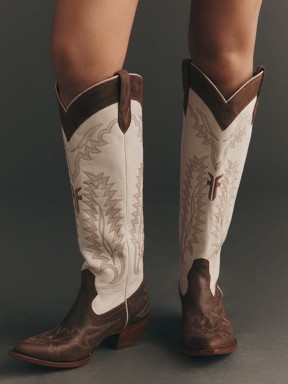 Frye Sacha Feather Western Boots Anthropologie